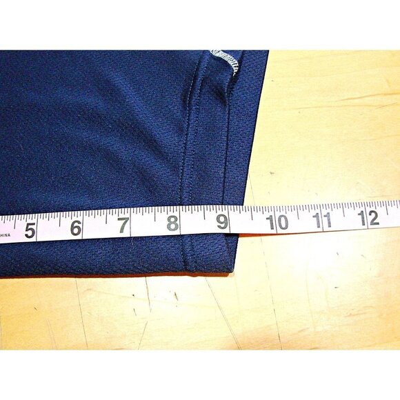 Under Armour Athletic Basketball Shorts Navy Blue Elastic Waist Workout Sz Large - Picture 12 of 12